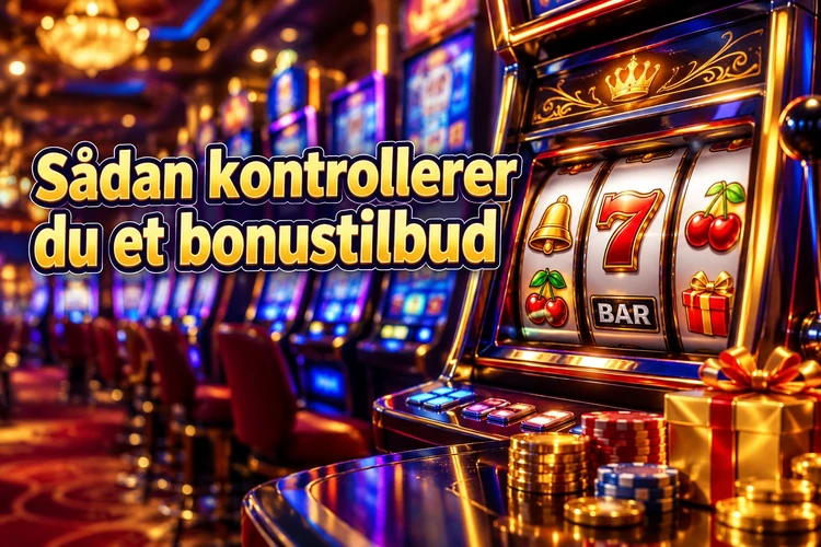 Sådan kontrollerer du et bonustilbud